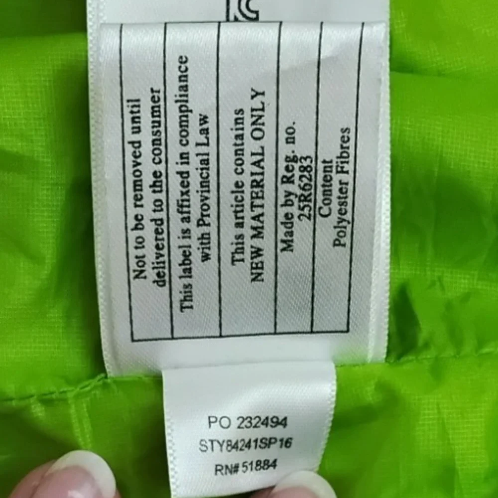 Patagonia Nano Puff Vest Men's XL Lime Green Insulated Active Wear #Z5766